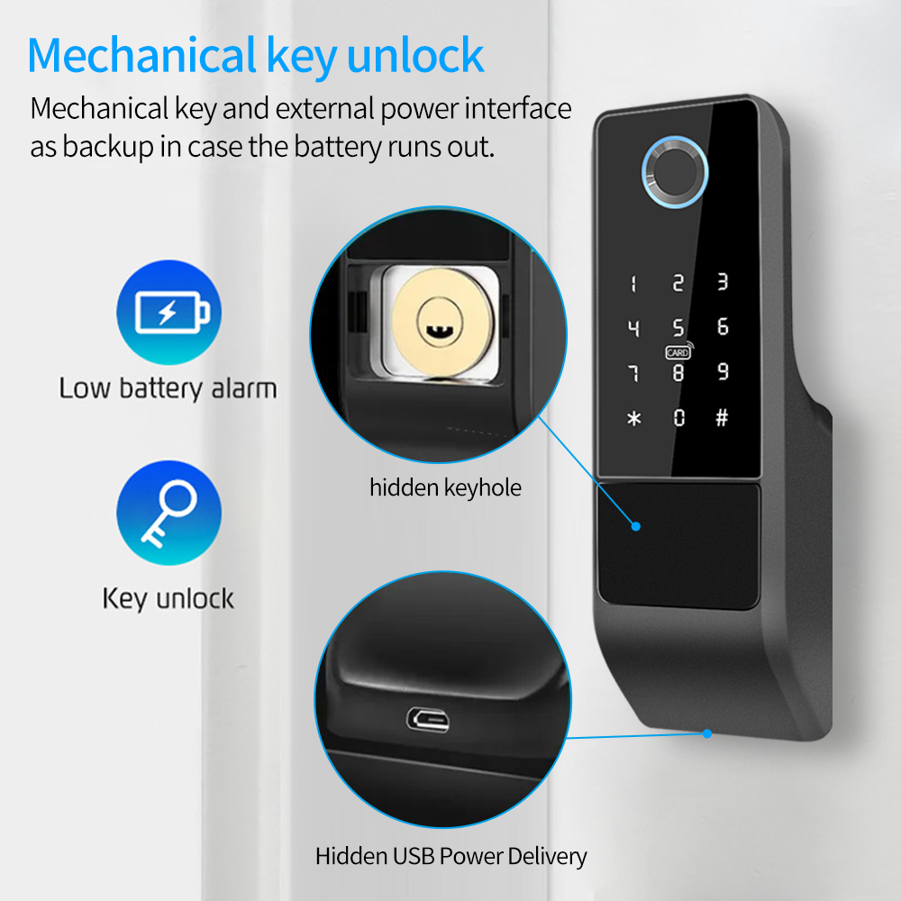 IP65 impermeabile TTLock Finge - Glass Door Hinge recensione e prezzo